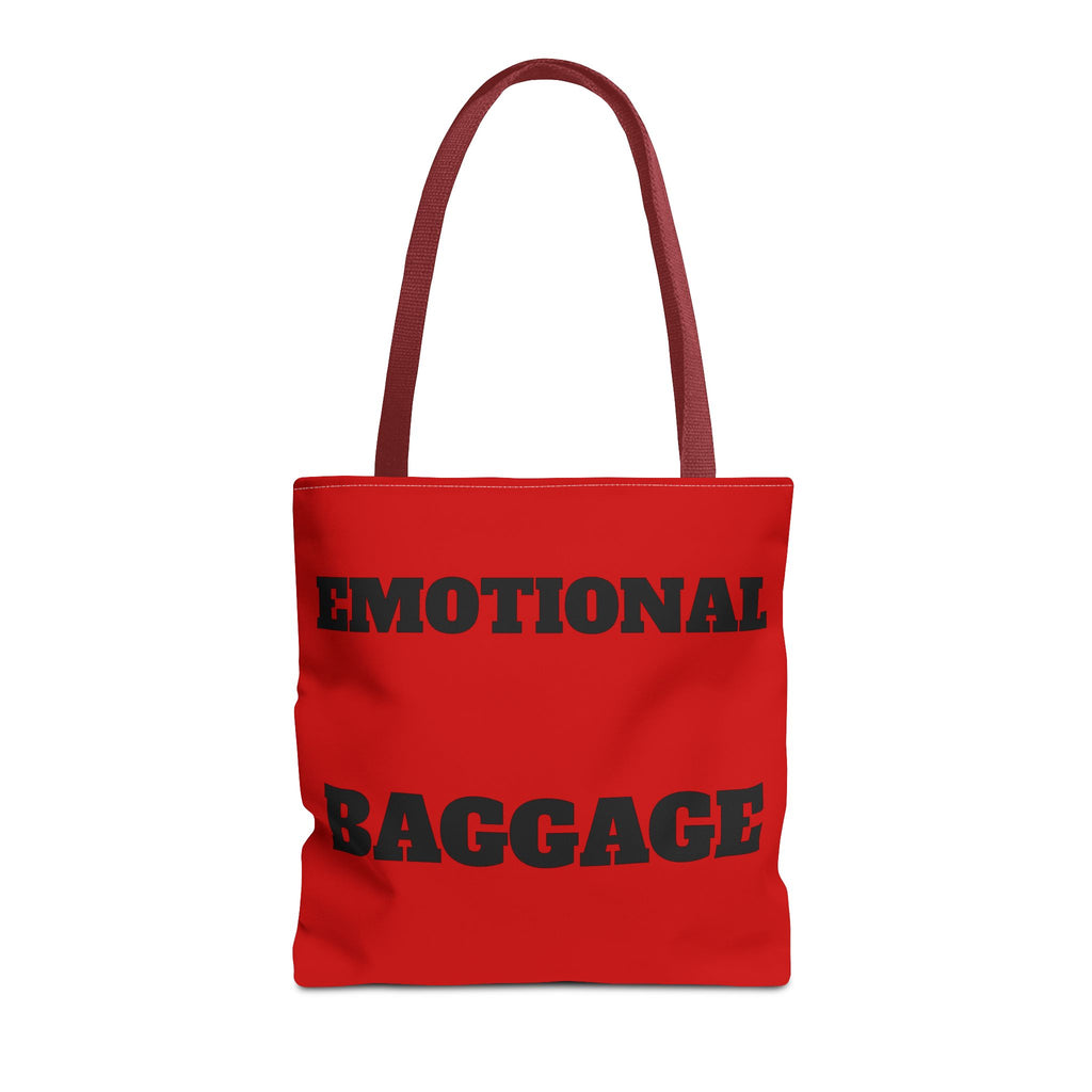 Emotional Baggage Tote Bag — Red Statement Shopper