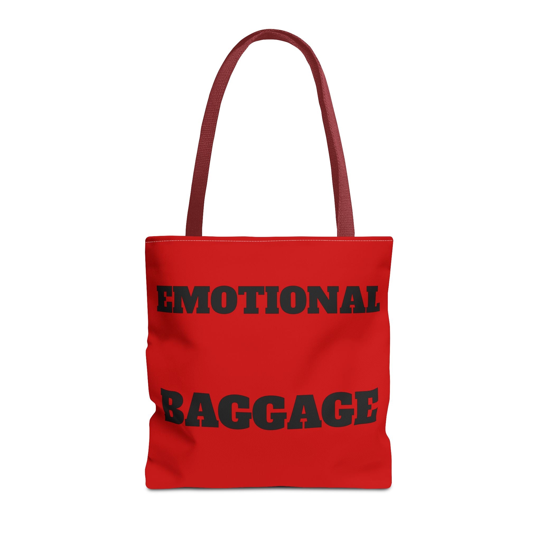 Emotional Baggage Tote Bag — Red Statement Shopper
