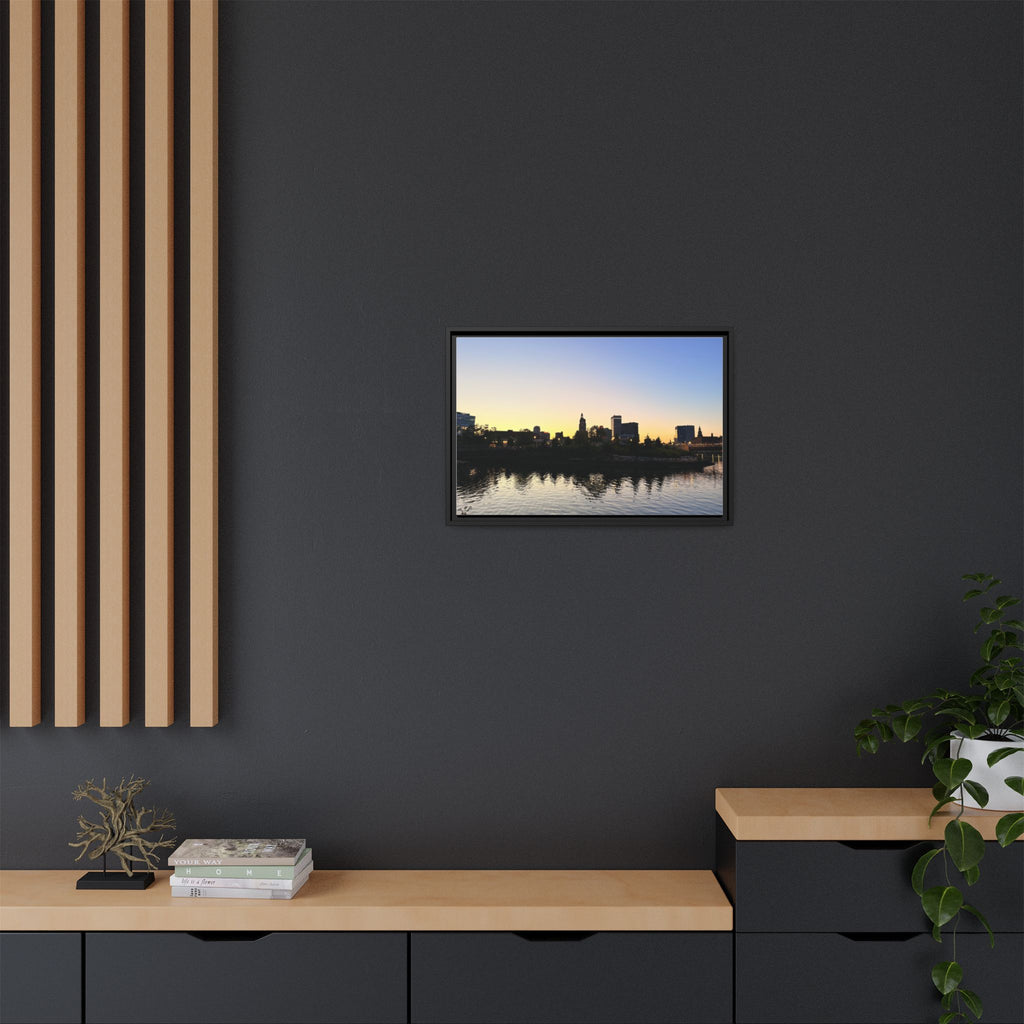 City Skyline Sunset Wall Art