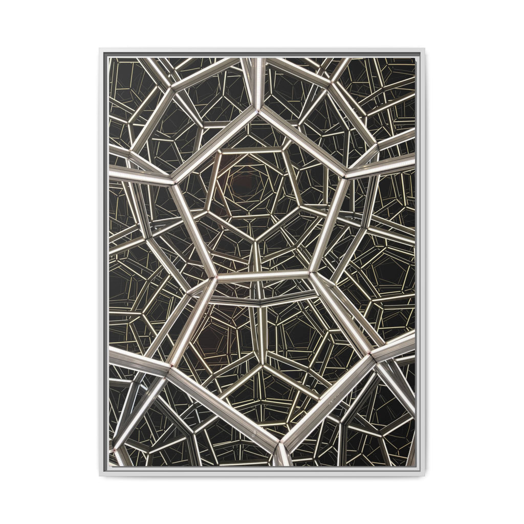 Framed Wall Art Print, Modern Geometric Canvas, Abstract Home Decor, Unique Gift, Stylish Office Art, Contemporary Room Decor