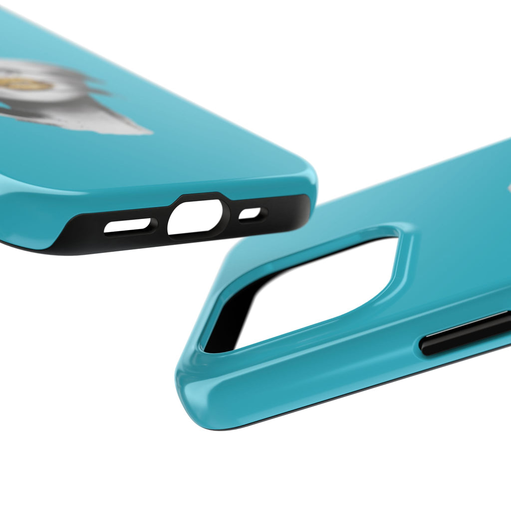 Teal 'Golden Lips' Tough Phone Case