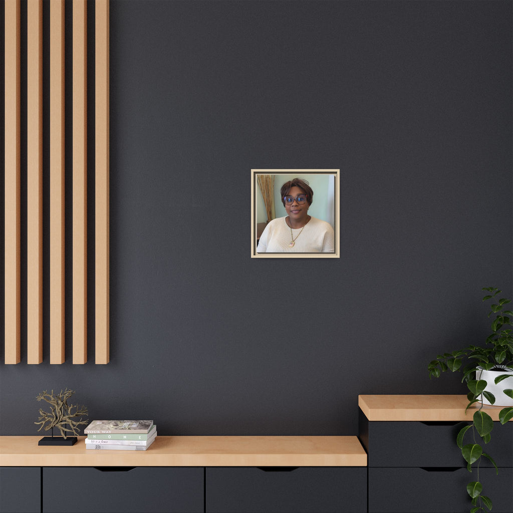 Framed Matte Canvas Portrait Print — Personalized Wall Art Gift