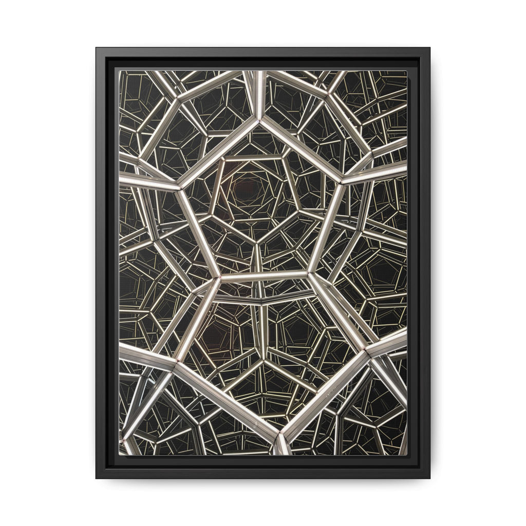 Framed Wall Art Print, Modern Geometric Canvas, Abstract Home Decor, Unique Gift, Stylish Office Art, Contemporary Room Decor
