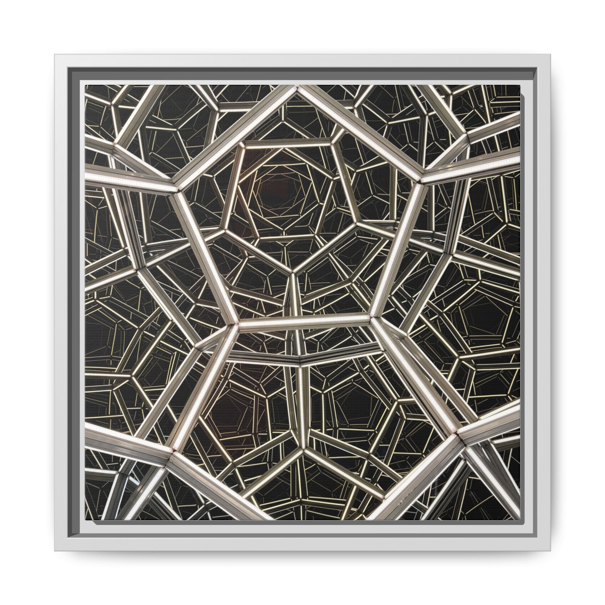 Framed Wall Art Print, Modern Geometric Canvas, Abstract Home Decor, Unique Gift, Stylish Office Art, Contemporary Room Decor