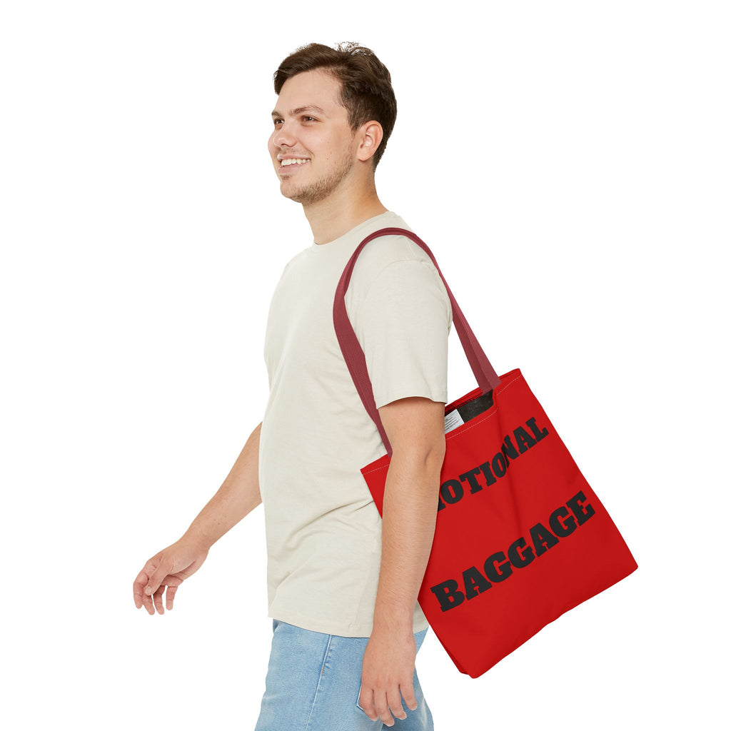 Emotional Baggage Tote Bag — Red Statement Shopper