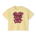 It's Not That Deep Retro Women's Boxy Tee