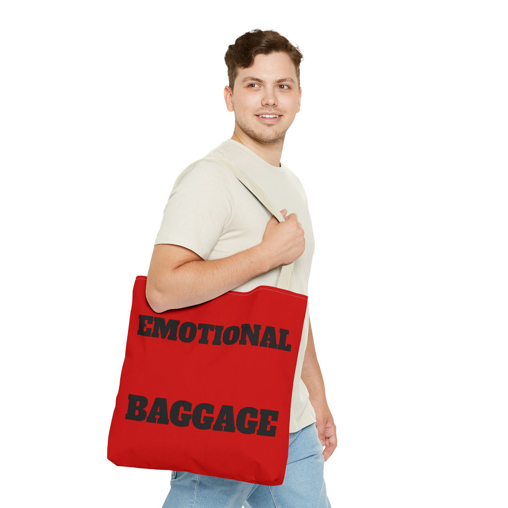 Emotional Baggage Tote Bag — Red Statement Shopper