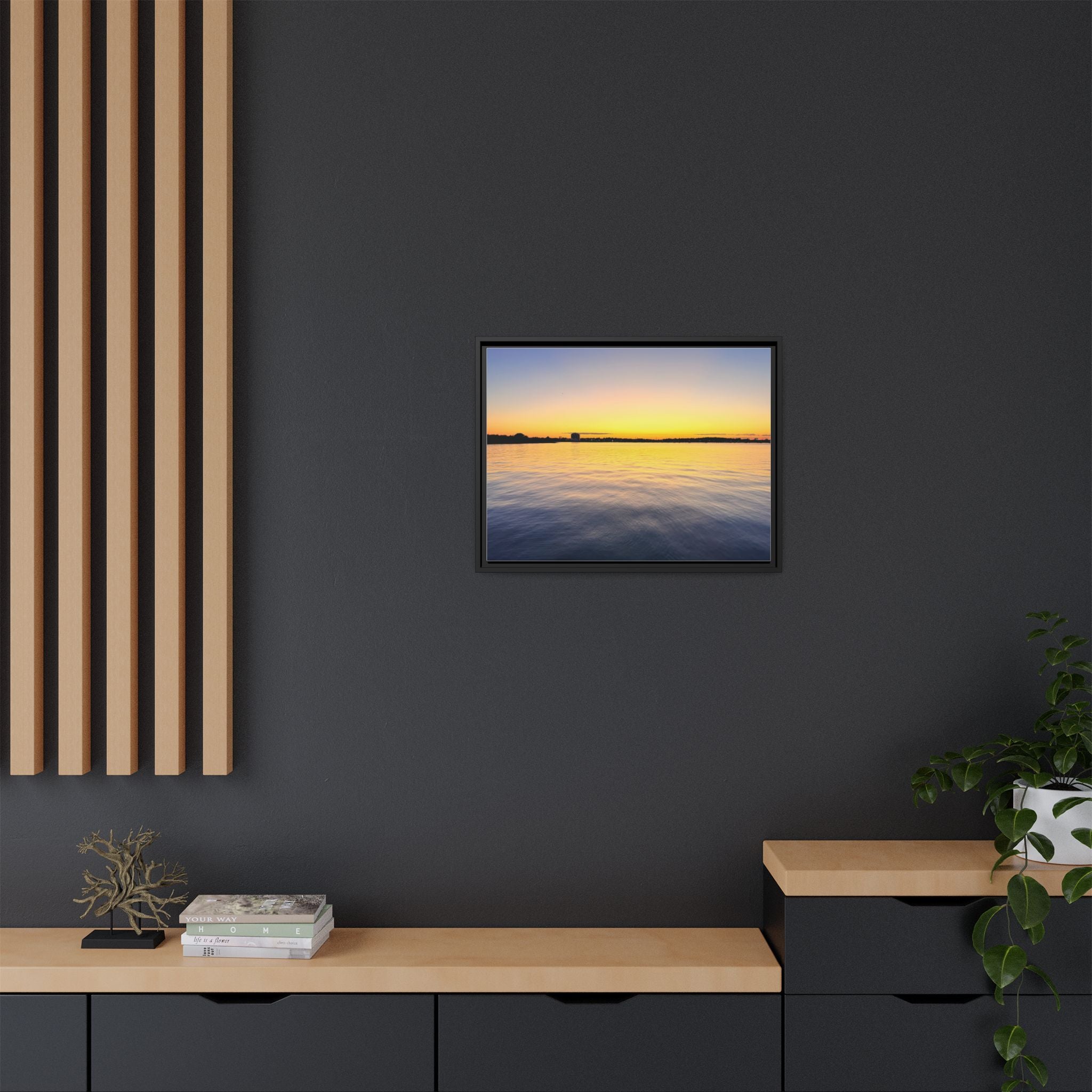Matte Canvas, Framed (Multi-color)
