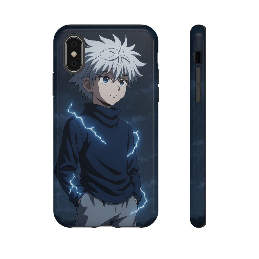 Anime Phone Case Featuring Lightning Design,