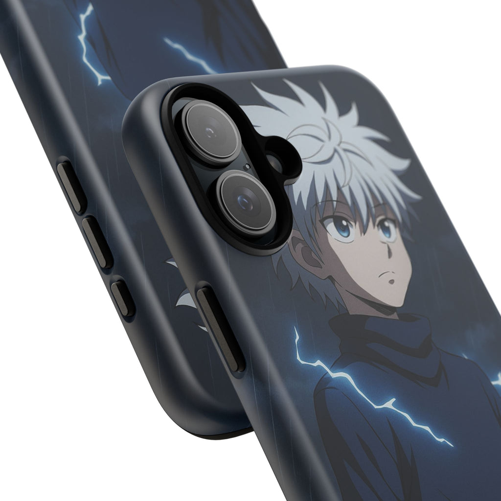 Anime Phone Case Featuring Lightning Design,