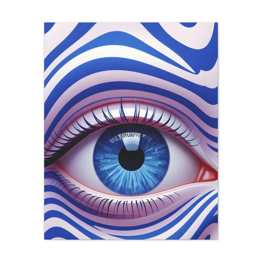 Eye-Catching Canvas Wall Art, Bohemian Home Decor, Unique Gift for Art Lovers, Funky Room Accents, Modern Wall Decor