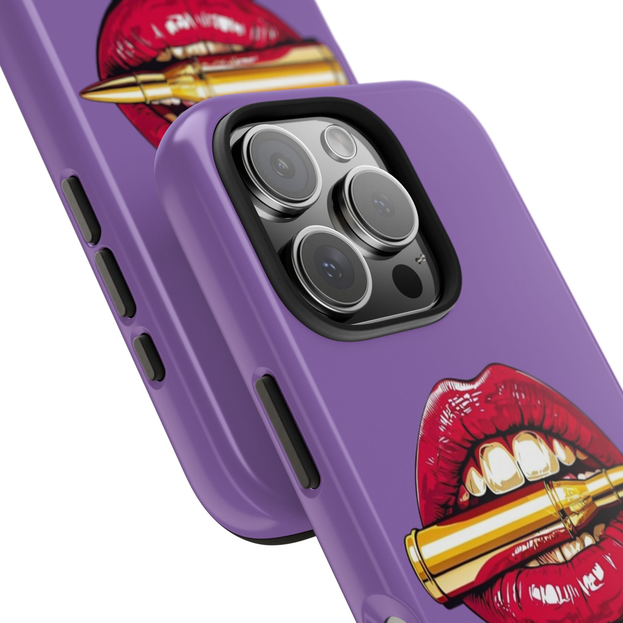 Bold Lipstick Phone Cases | Stylish Tough Cases, Phone Accessories, Birthday Gifts, Trendy Cell Phone Covers, Fashionable Tech Gear