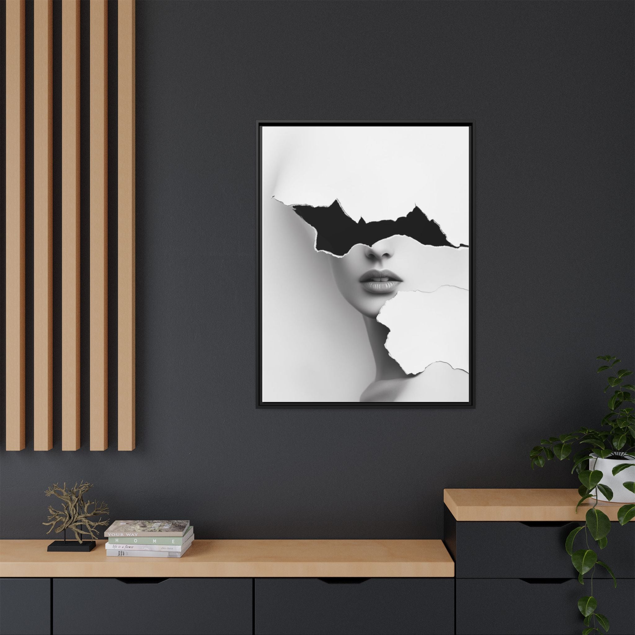 Matte Canvas, Framed (Multi-color)