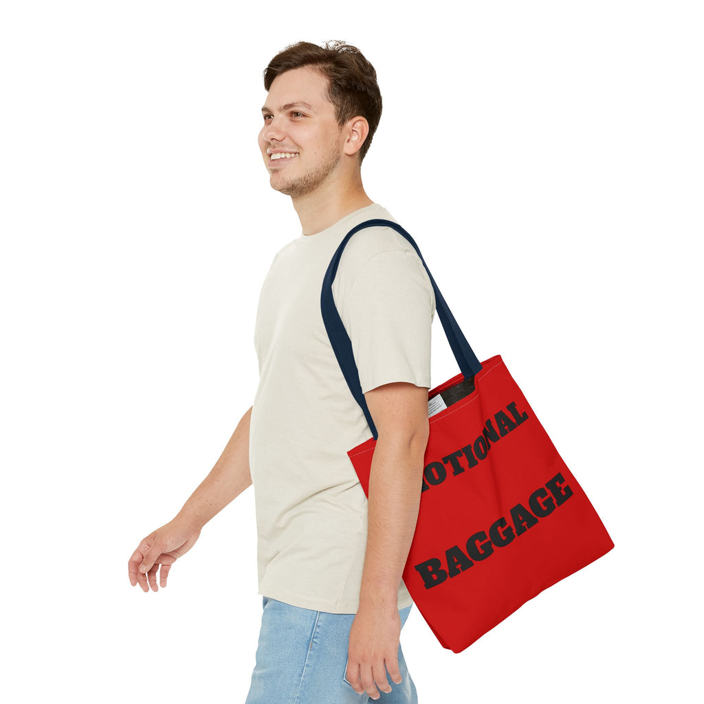 Emotional Baggage Tote Bag — Red Statement Shopper