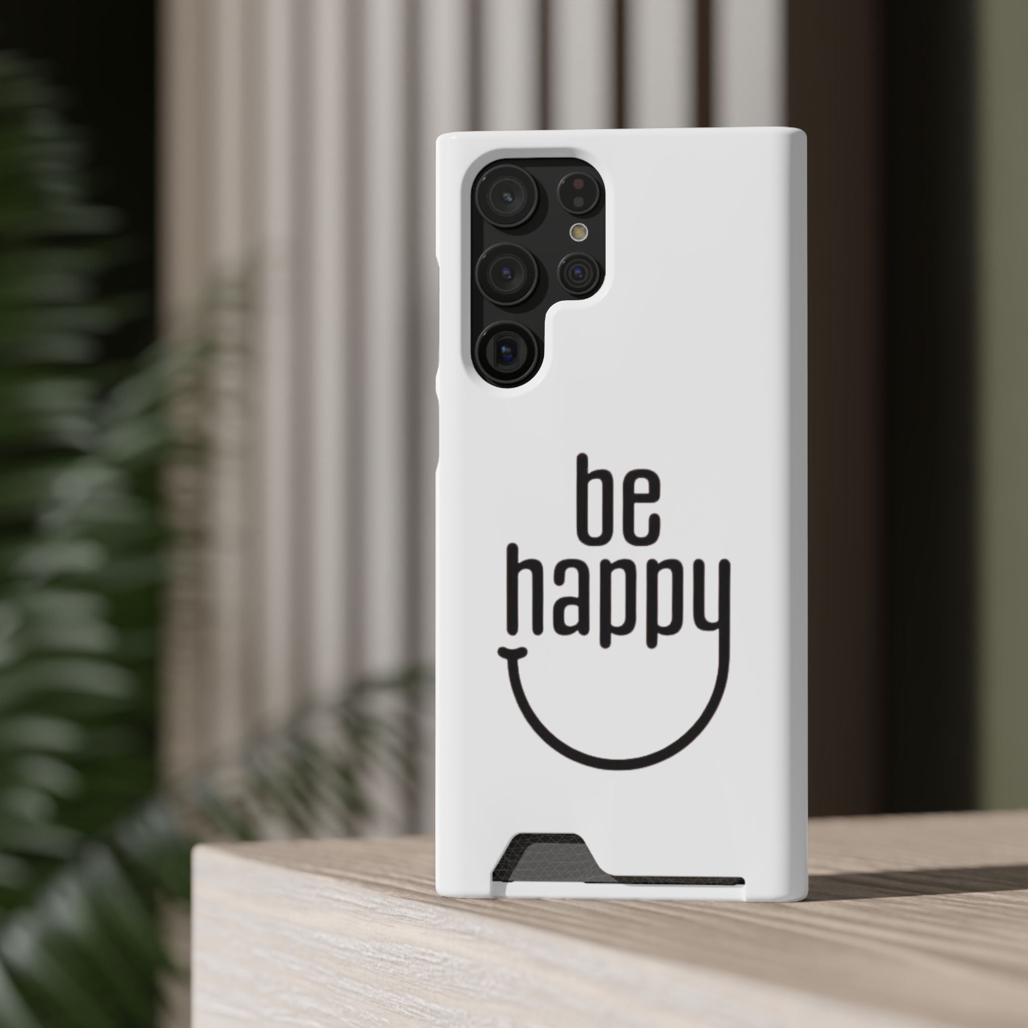Minimal White Wallet Phone Case