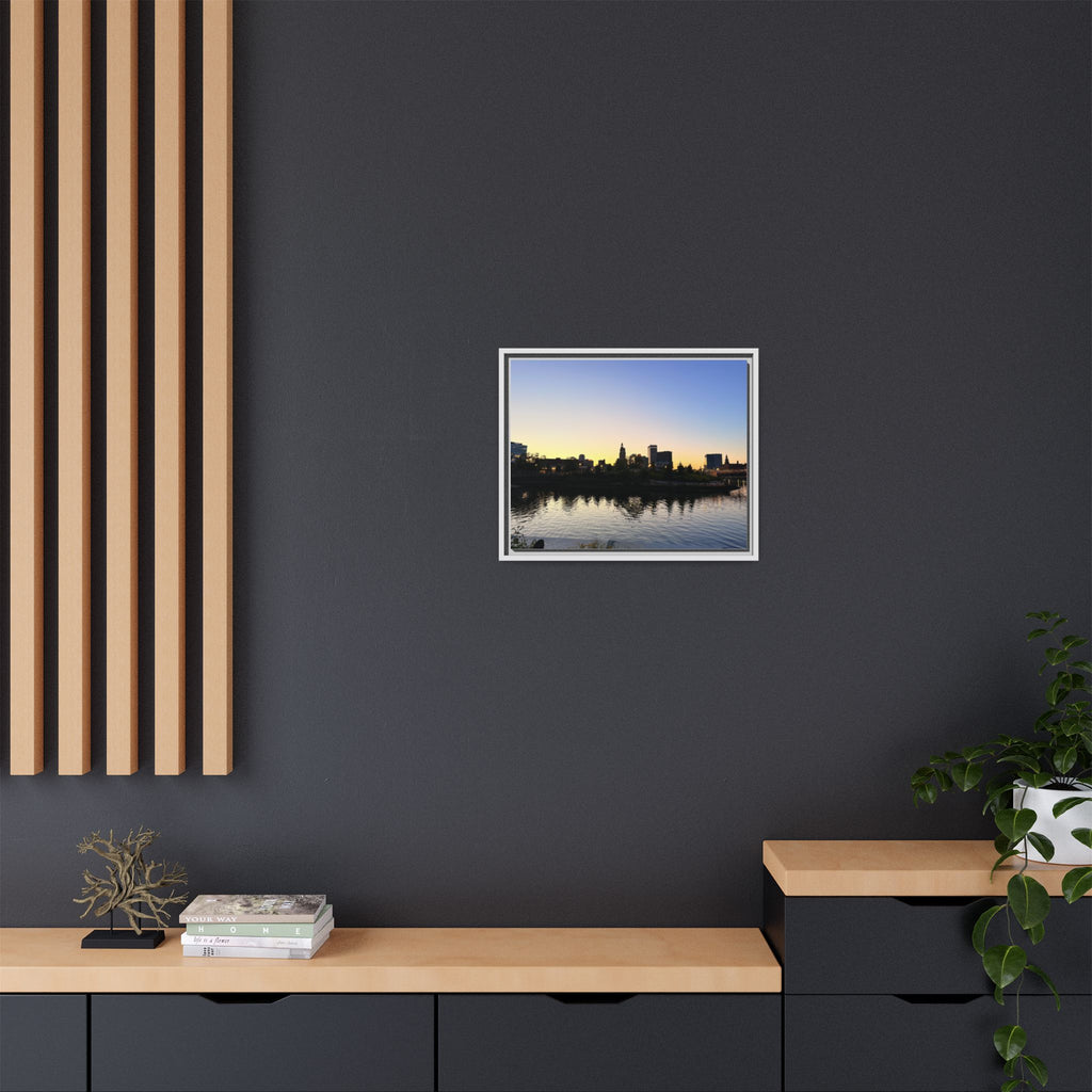 City Skyline Sunset Wall Art