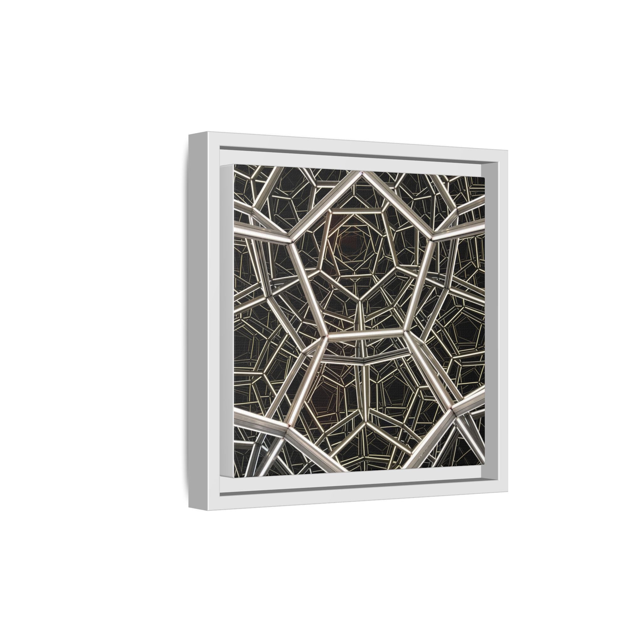 Framed Wall Art Print, Modern Geometric Canvas, Abstract Home Decor, Unique Gift, Stylish Office Art, Contemporary Room Decor