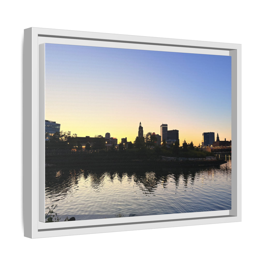 City Skyline Sunset Wall Art