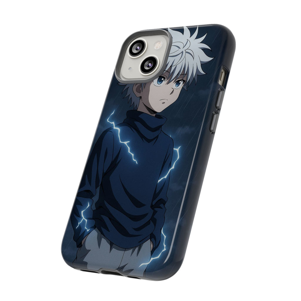 Anime Phone Case Featuring Lightning Design,