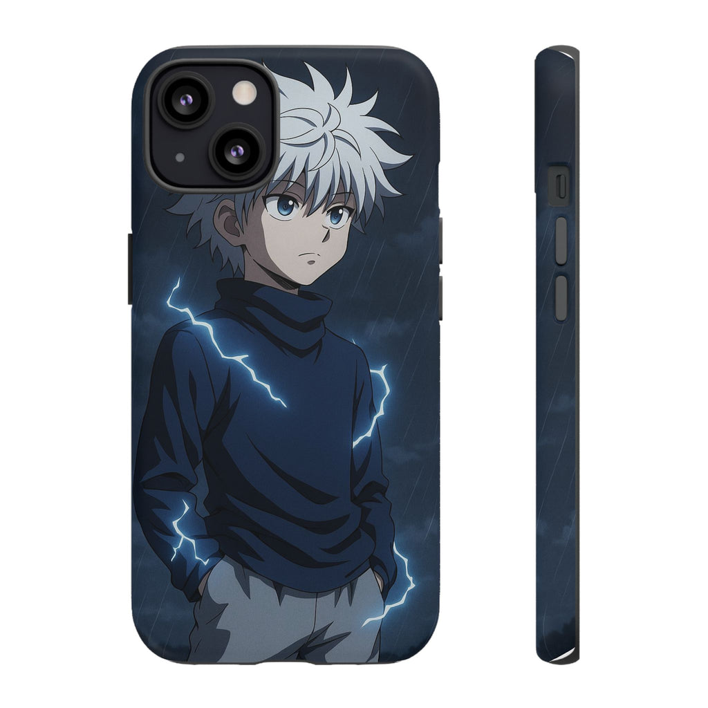 Anime Phone Case Featuring Lightning Design,