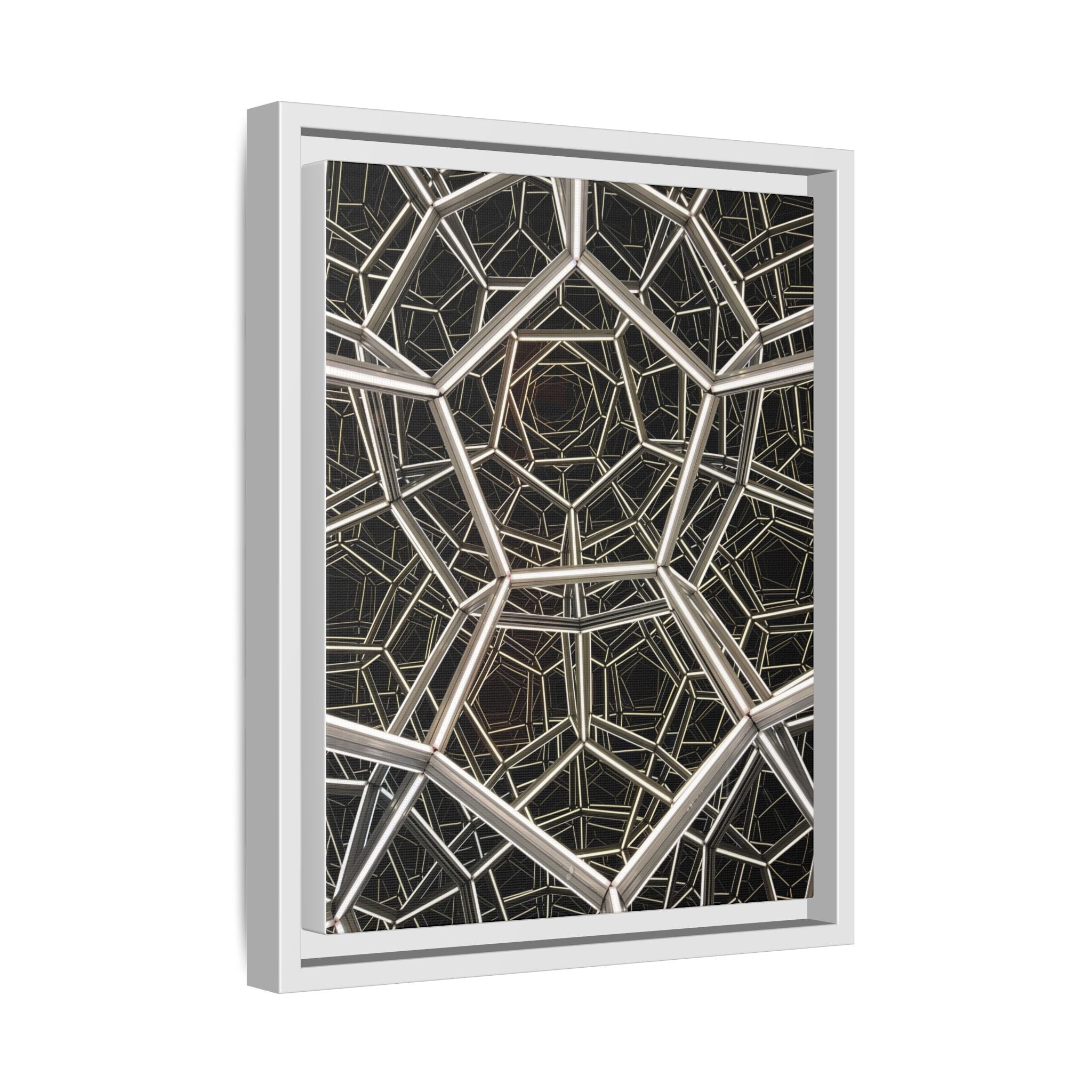 Framed Wall Art Print, Modern Geometric Canvas, Abstract Home Decor, Unique Gift, Stylish Office Art, Contemporary Room Decor