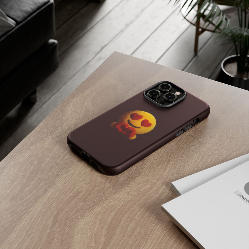 Heart Eyes Emoji Love Design (Tough Protective Cover)