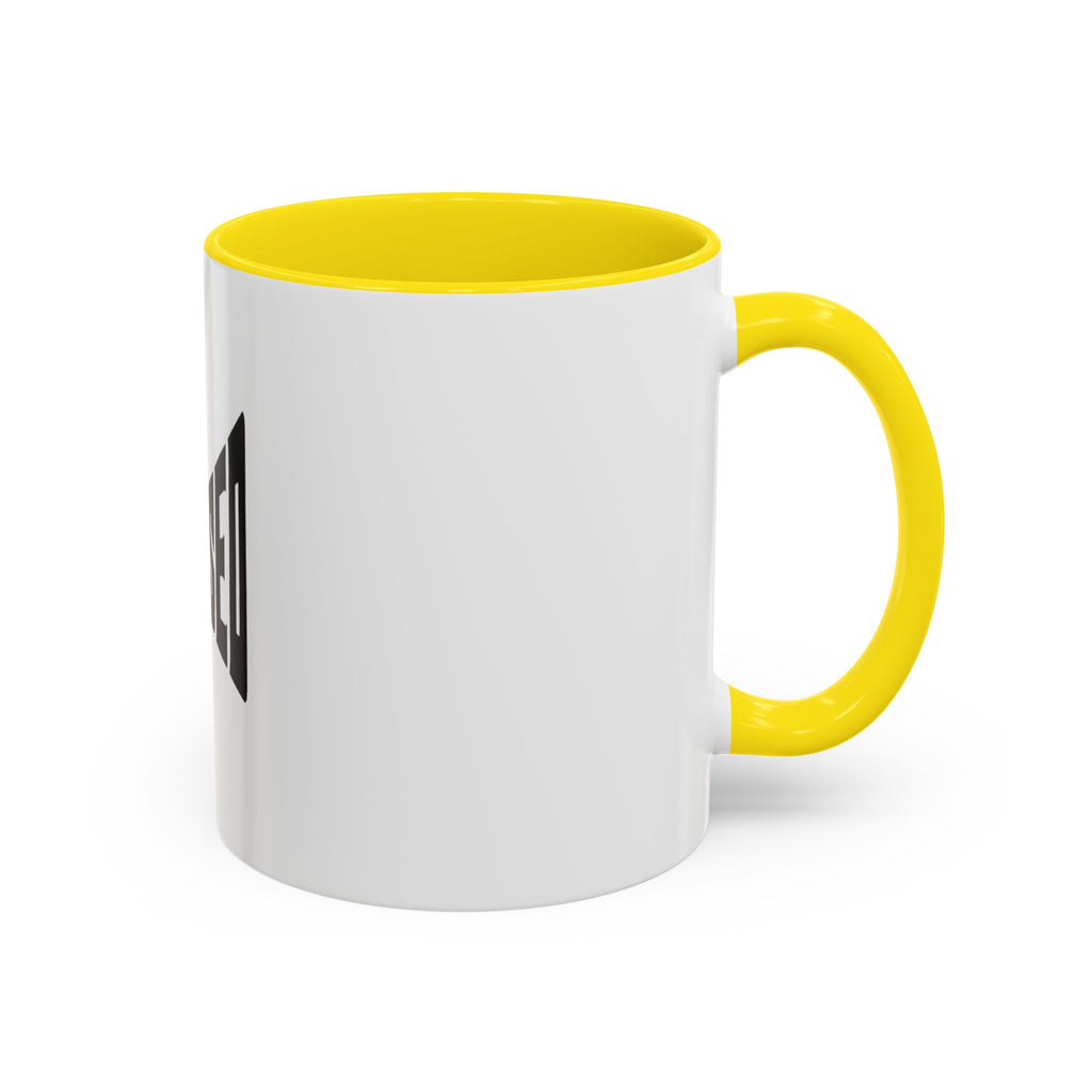 Blessed Coffee Mug — Bold Black Typography Ceramic Mug (11/15 oz)