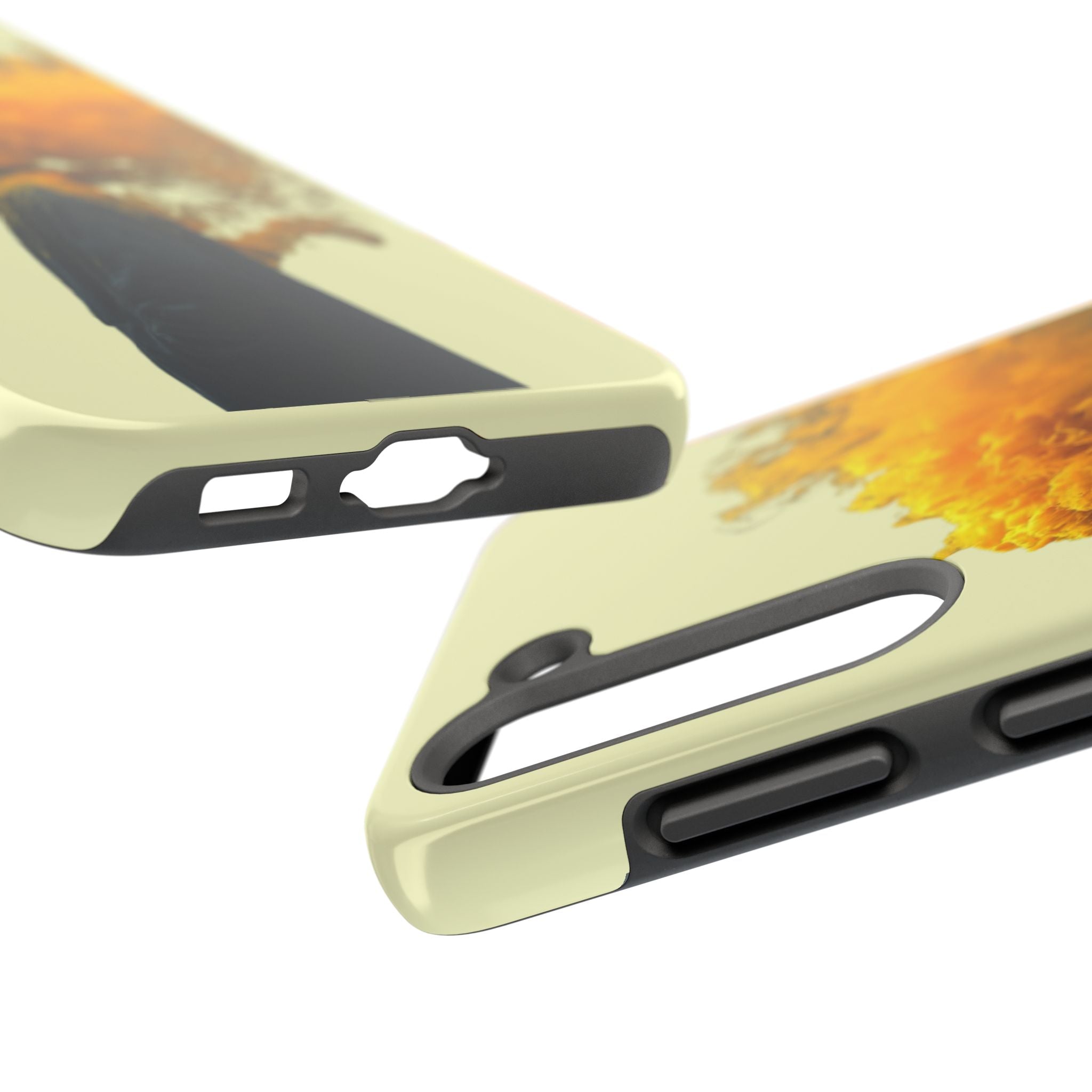 Surreal Yellow Smoke Head Protective Cover