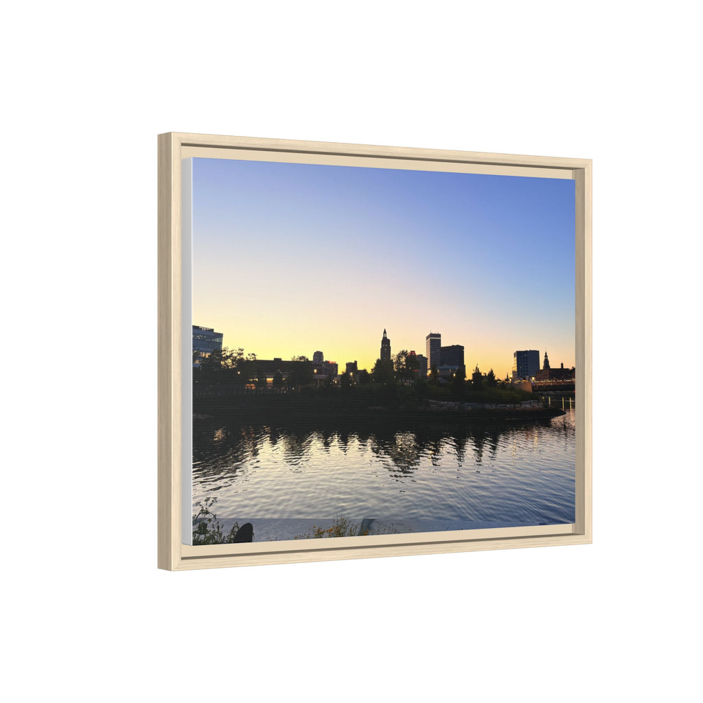City Skyline Sunset Wall Art