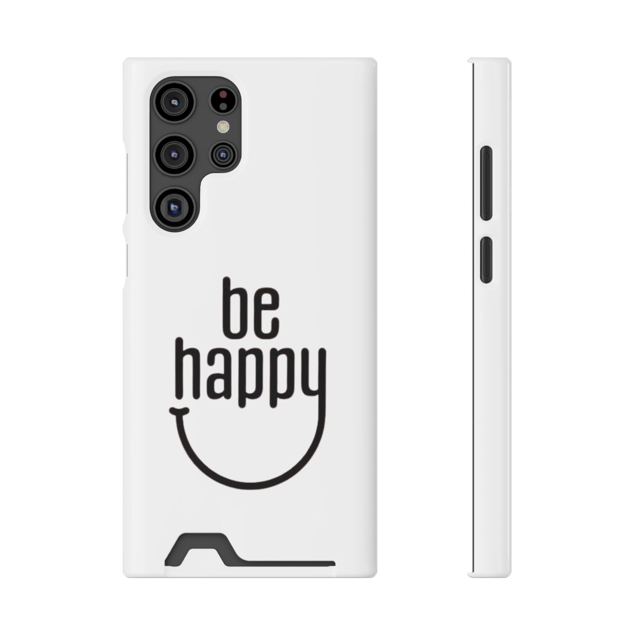 Minimal White Wallet Phone Case