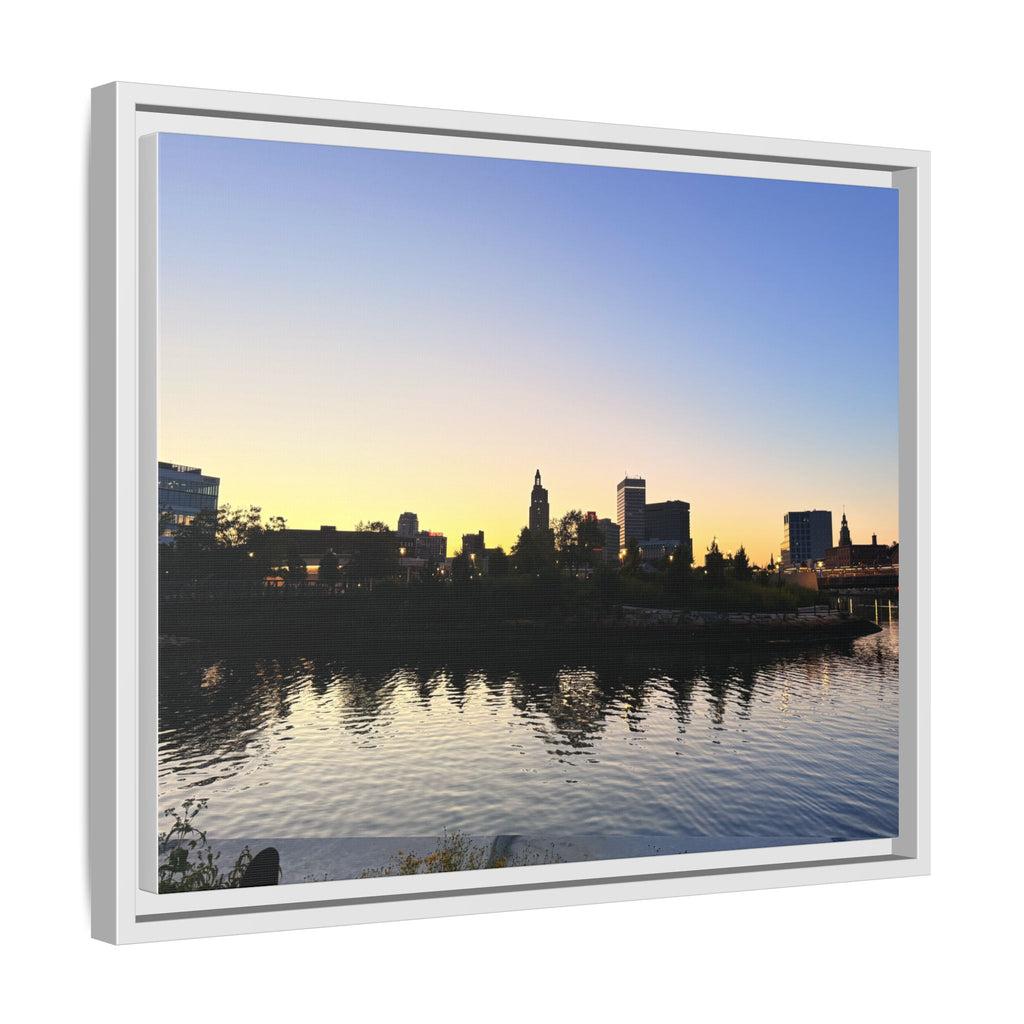 City Skyline Sunset Wall Art
