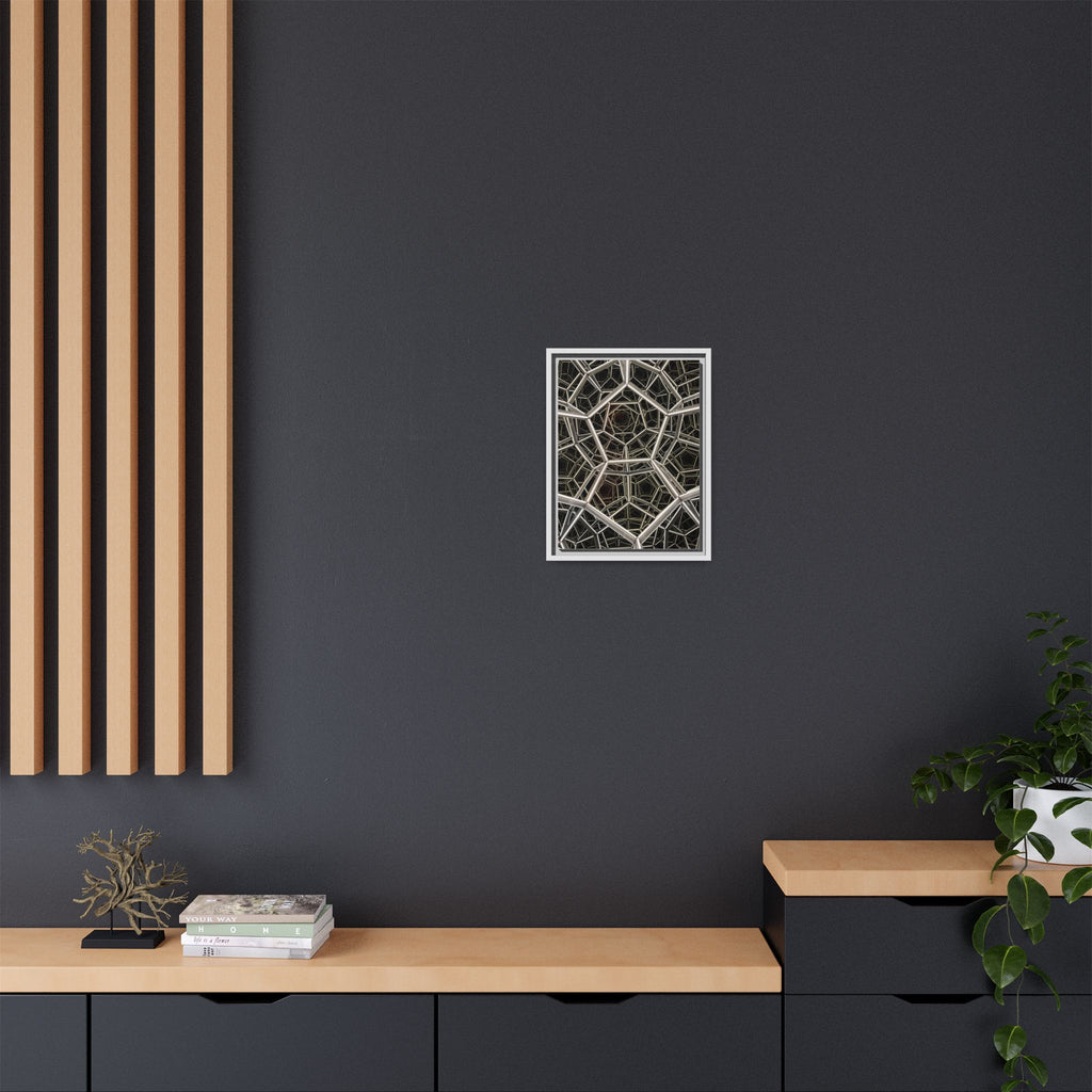 Framed Wall Art Print, Modern Geometric Canvas, Abstract Home Decor, Unique Gift, Stylish Office Art, Contemporary Room Decor