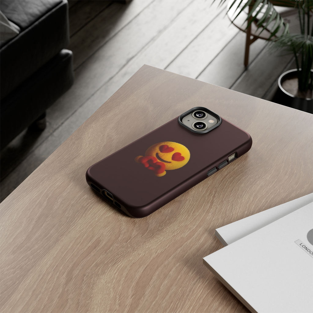Heart Eyes Emoji Love Design (Tough Protective Cover)
