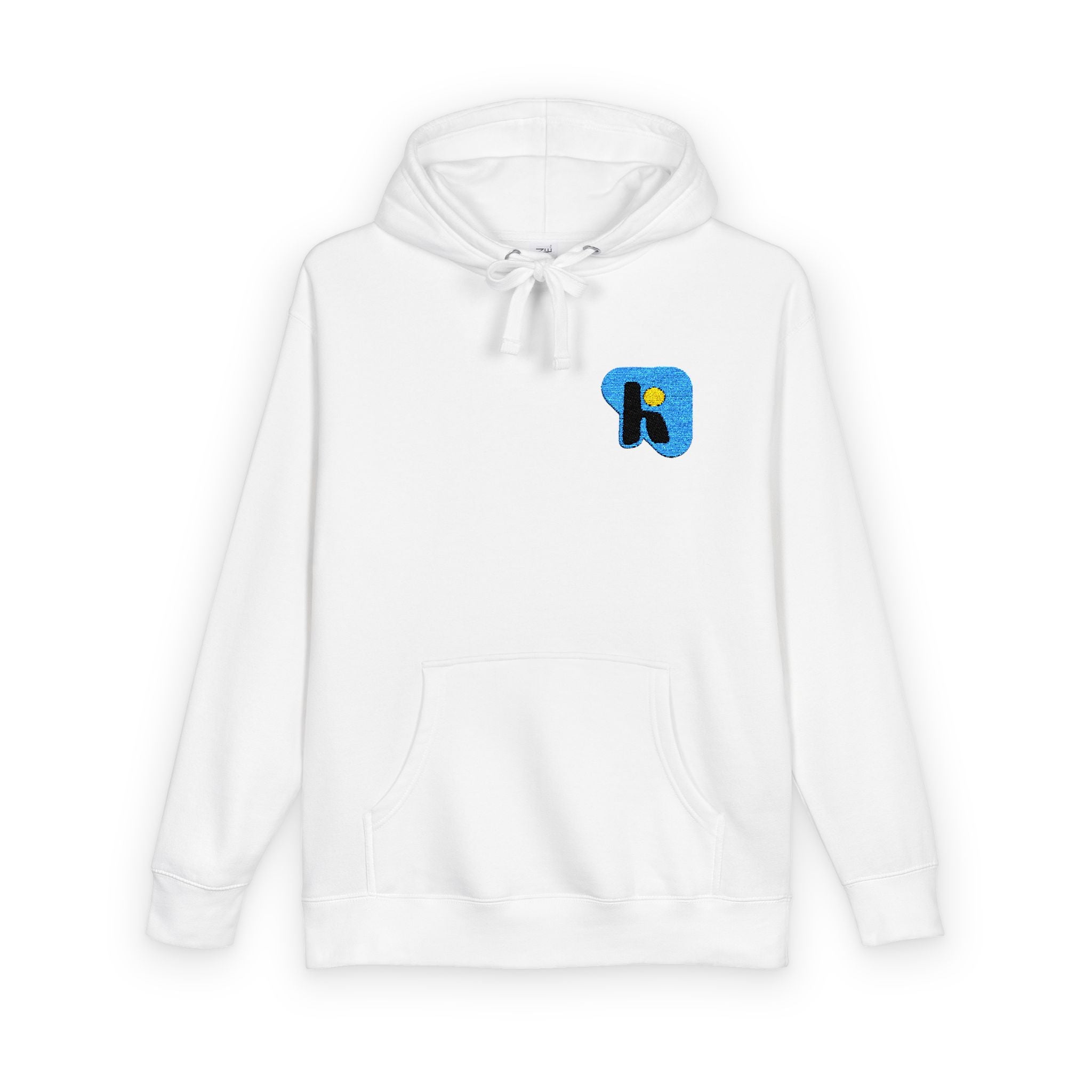 K Initial Floral Patch Hoodie