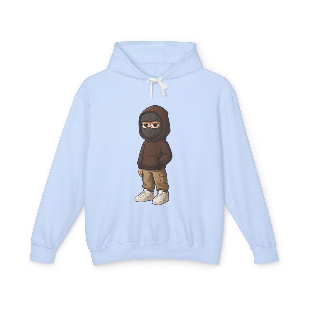 Streetwear Ninja Character Graphic Hoodie