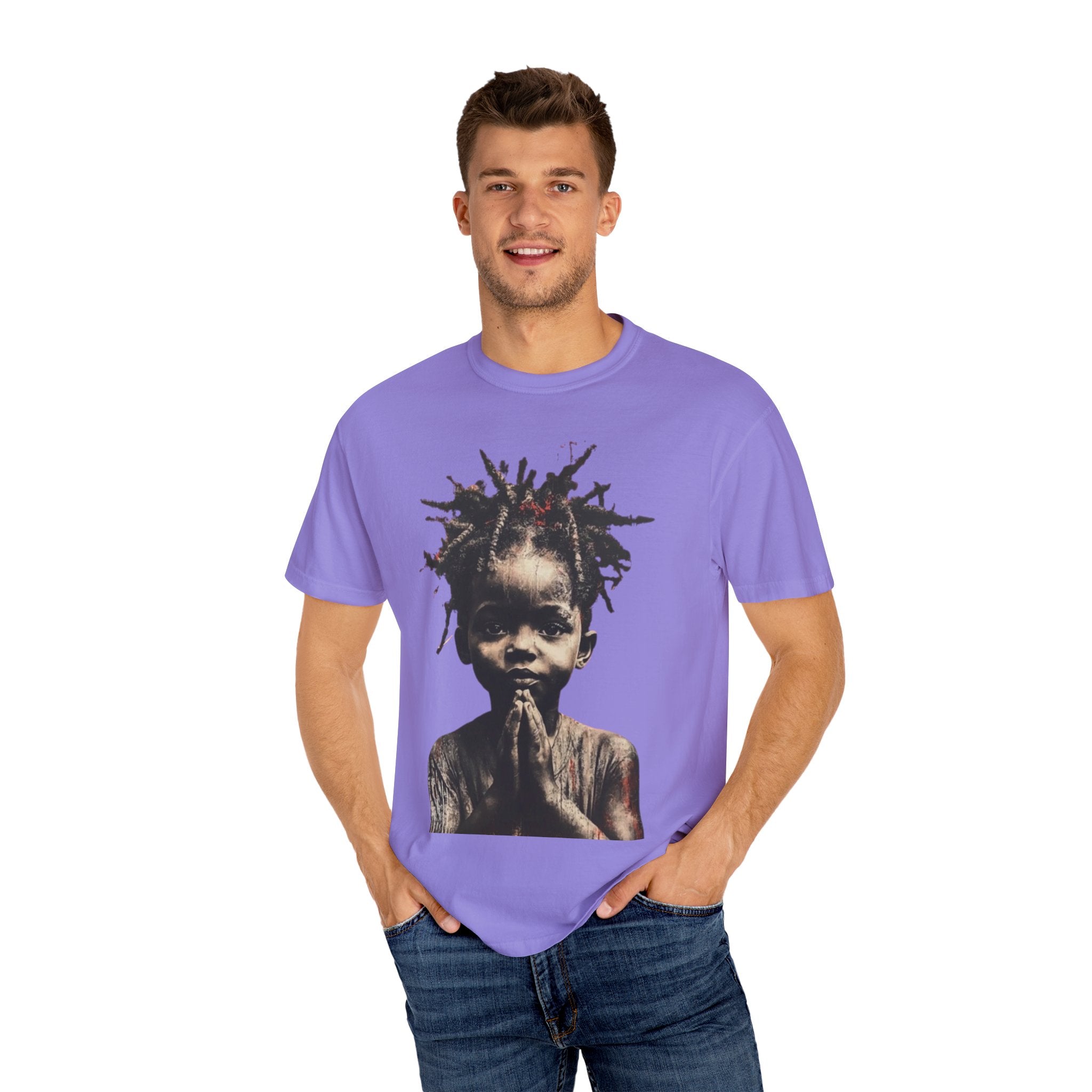 Artistic Unisex T-Shirt with Unique Design, Casual Wear, Gift for Art Lovers, Statement Tee, Bohemian Style