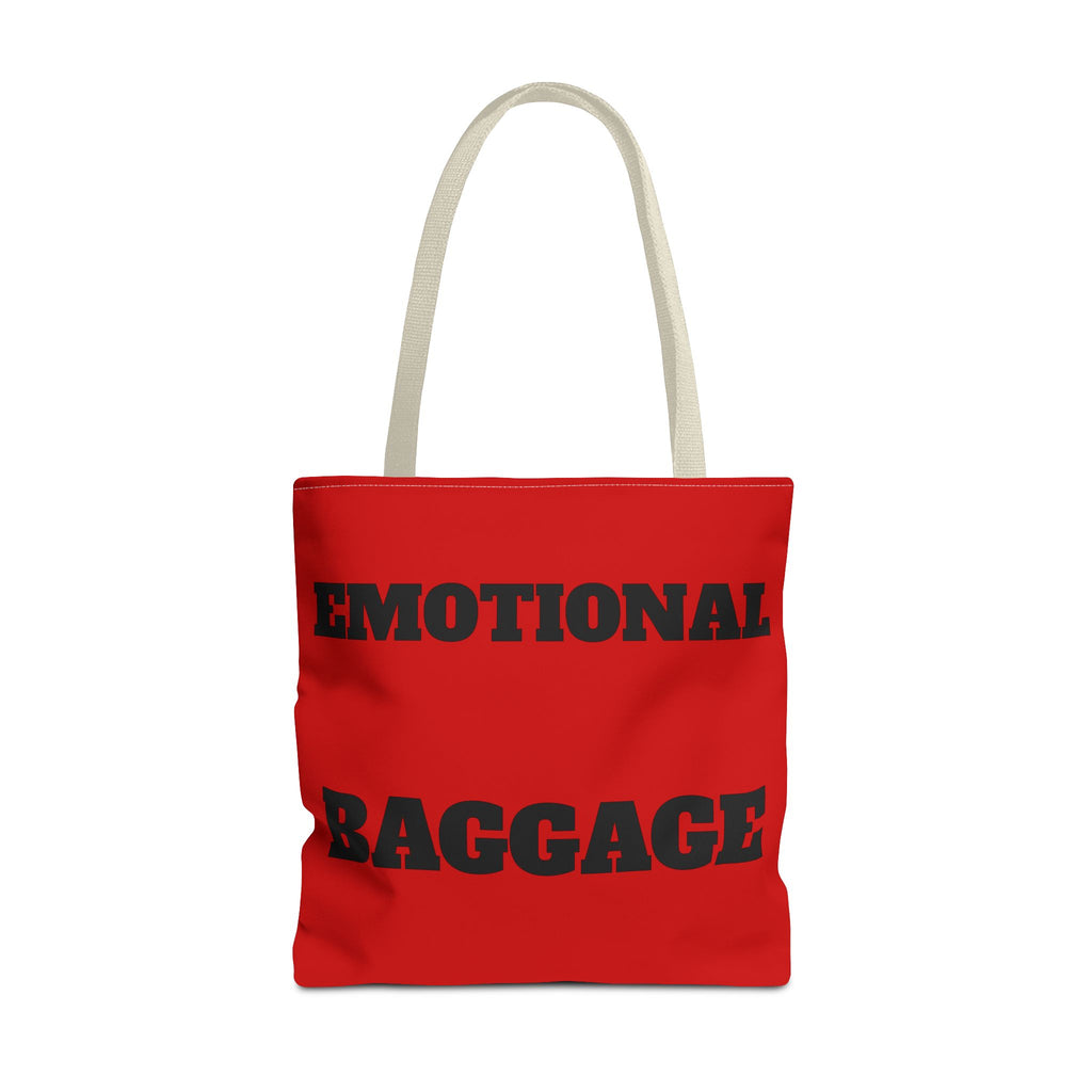 Emotional Baggage Tote Bag — Red Statement Shopper