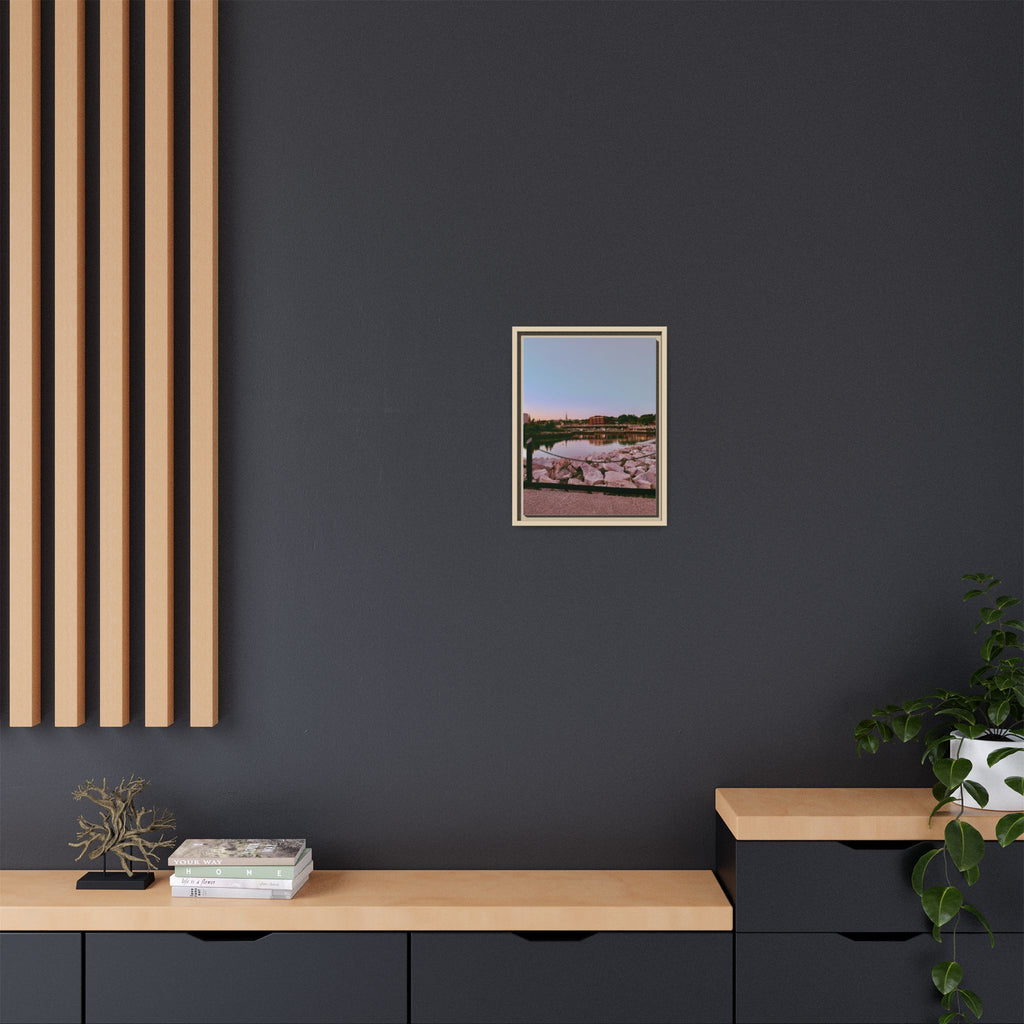 Tranquil Harbor Sunset Wall Art