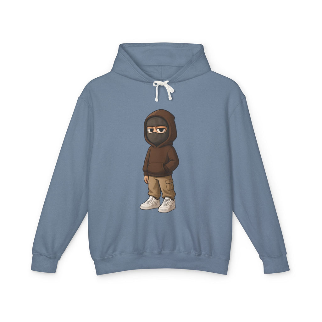 Streetwear Ninja Character Graphic Hoodie