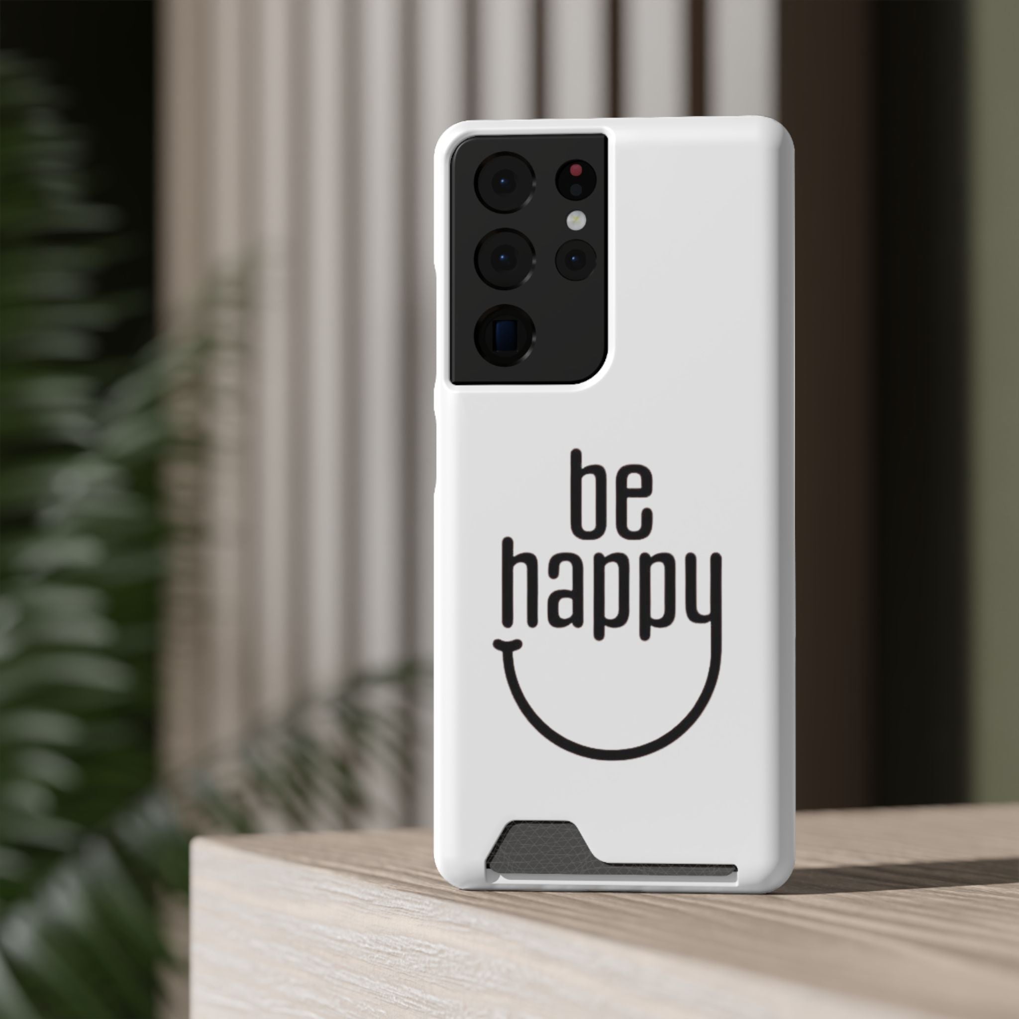 Minimal White Wallet Phone Case