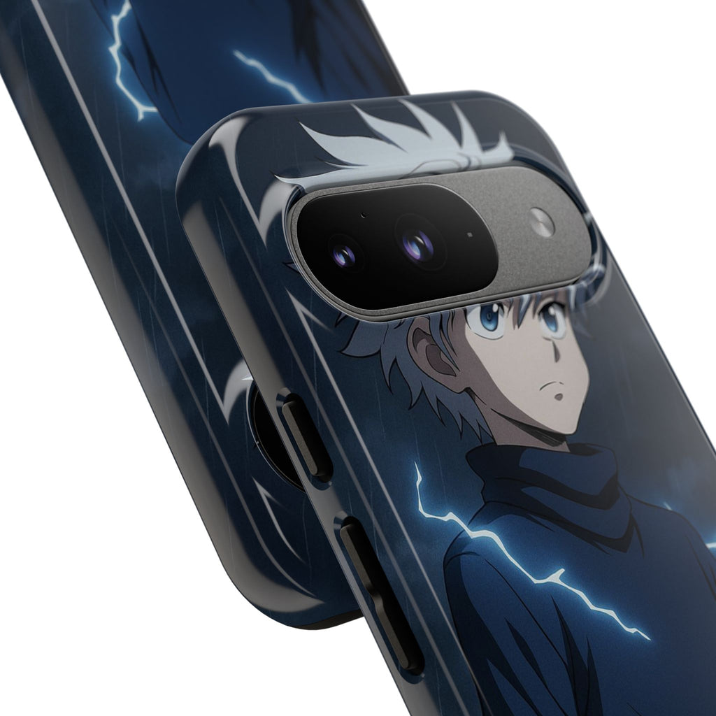 Anime Phone Case Featuring Lightning Design,