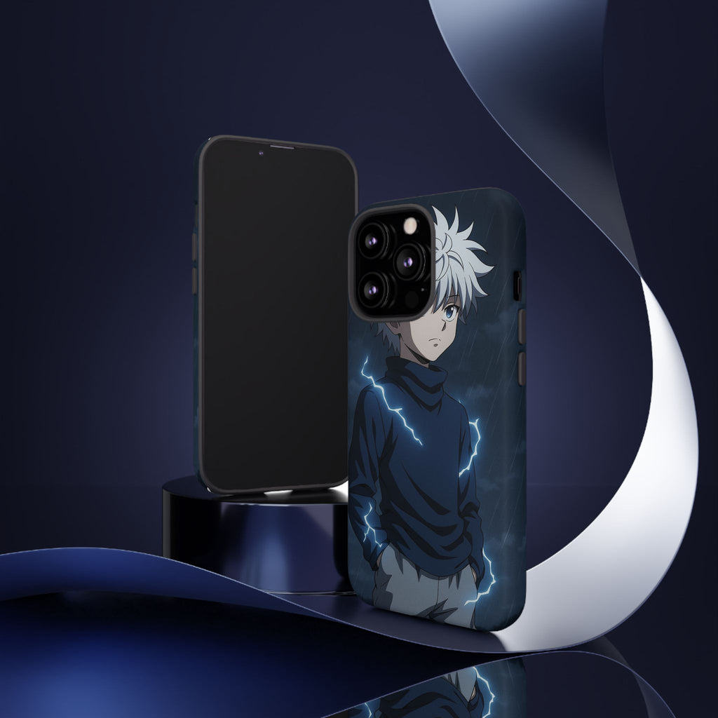 Anime Phone Case Featuring Lightning Design,