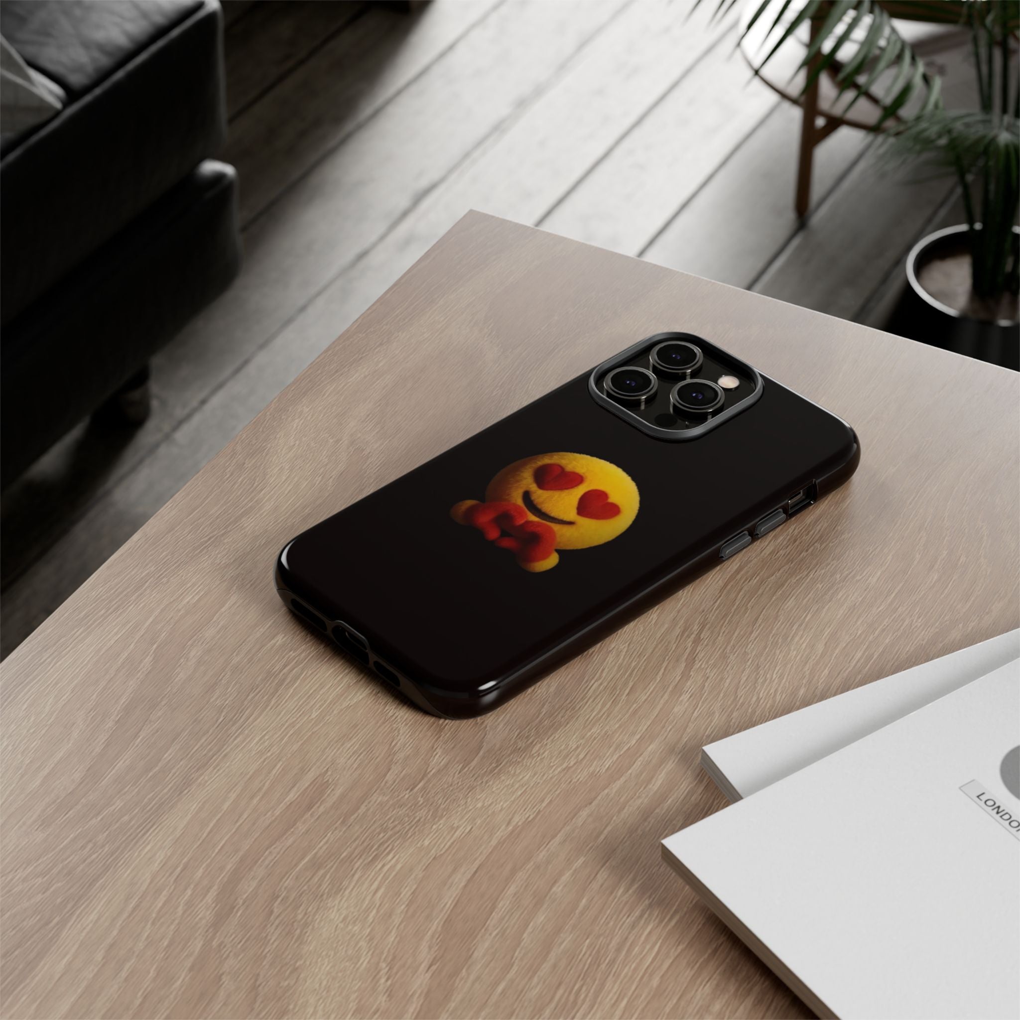 Heart Eyes Emoji Love Design (Tough Protective Cover)