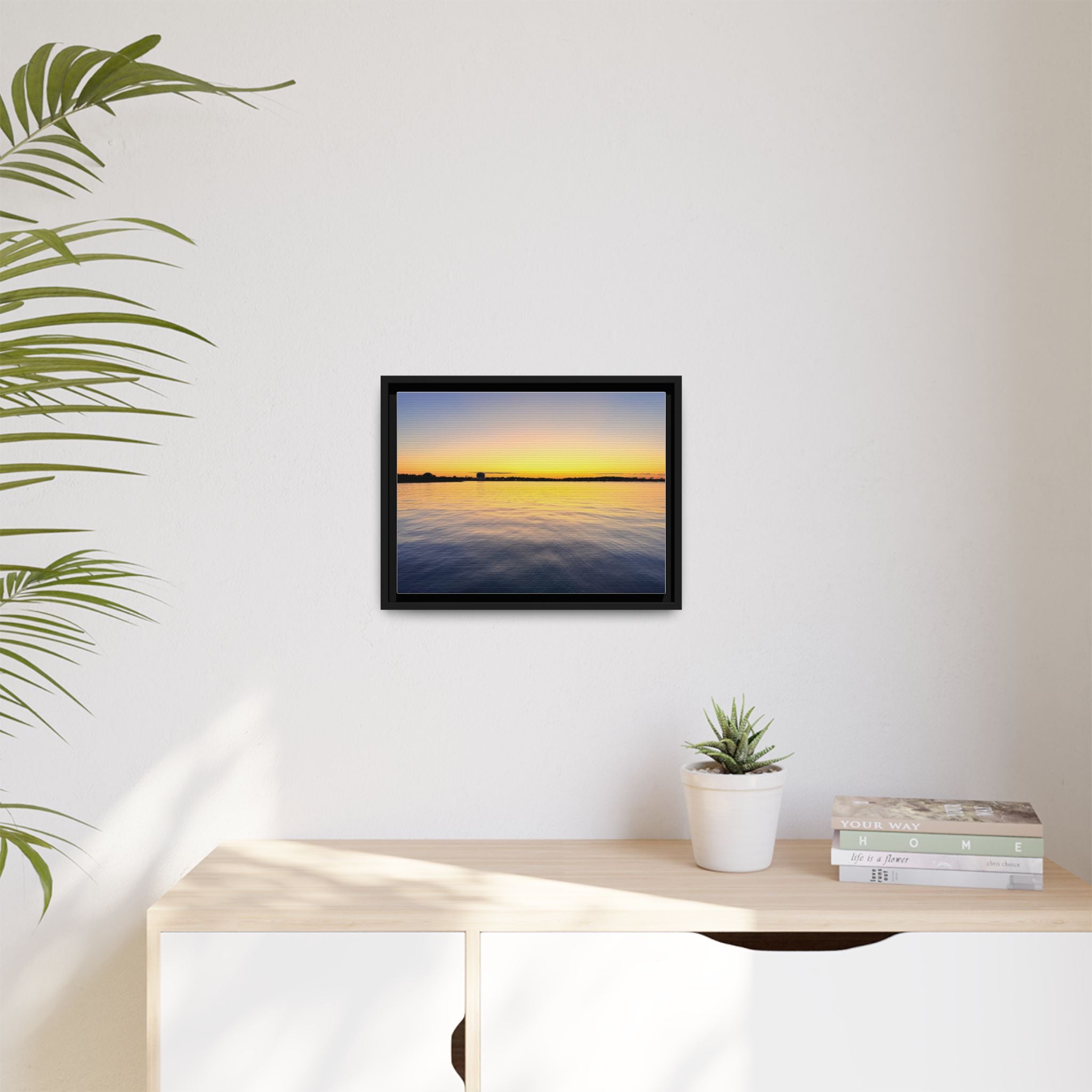 Matte Canvas, Framed (Multi-color)