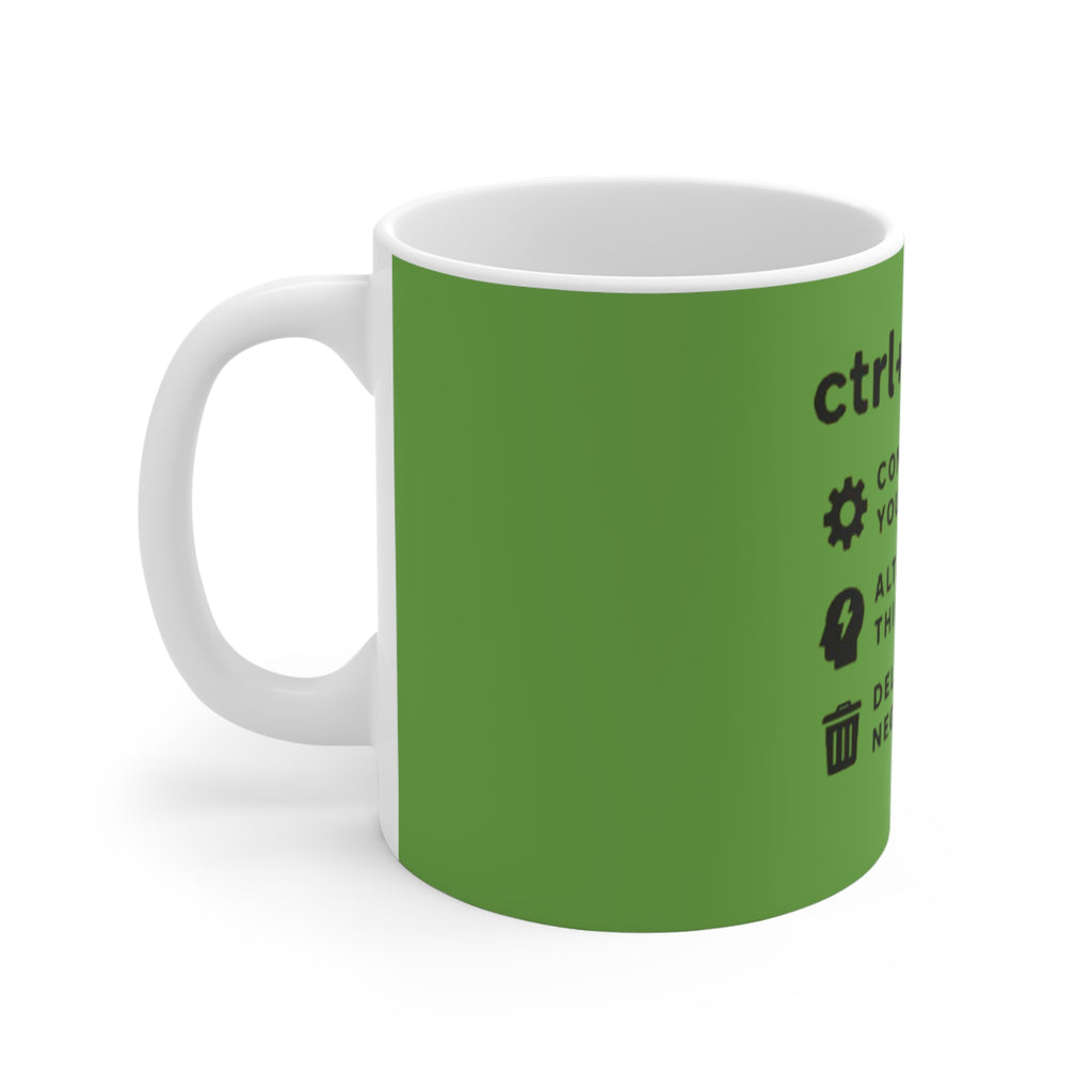 Motivational Ctrl+Alt+Del Coffee Mug