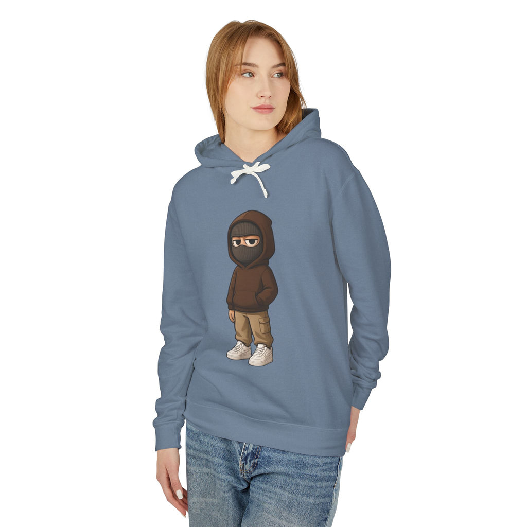 Streetwear Ninja Character Graphic Hoodie
