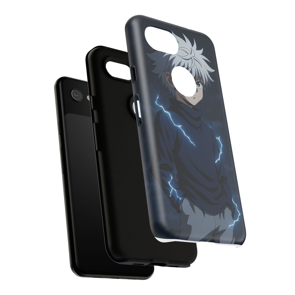 Anime Phone Case Featuring Lightning Design,