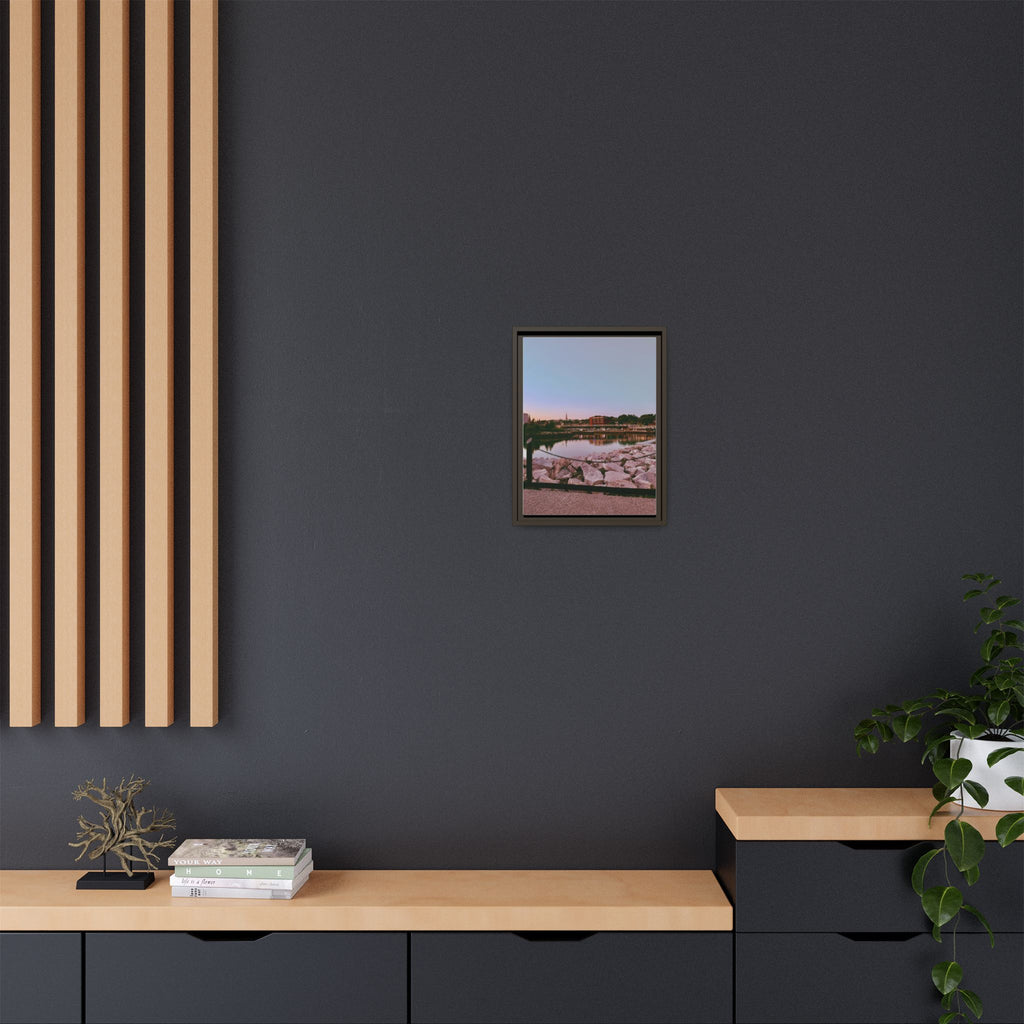 Tranquil Harbor Sunset Wall Art