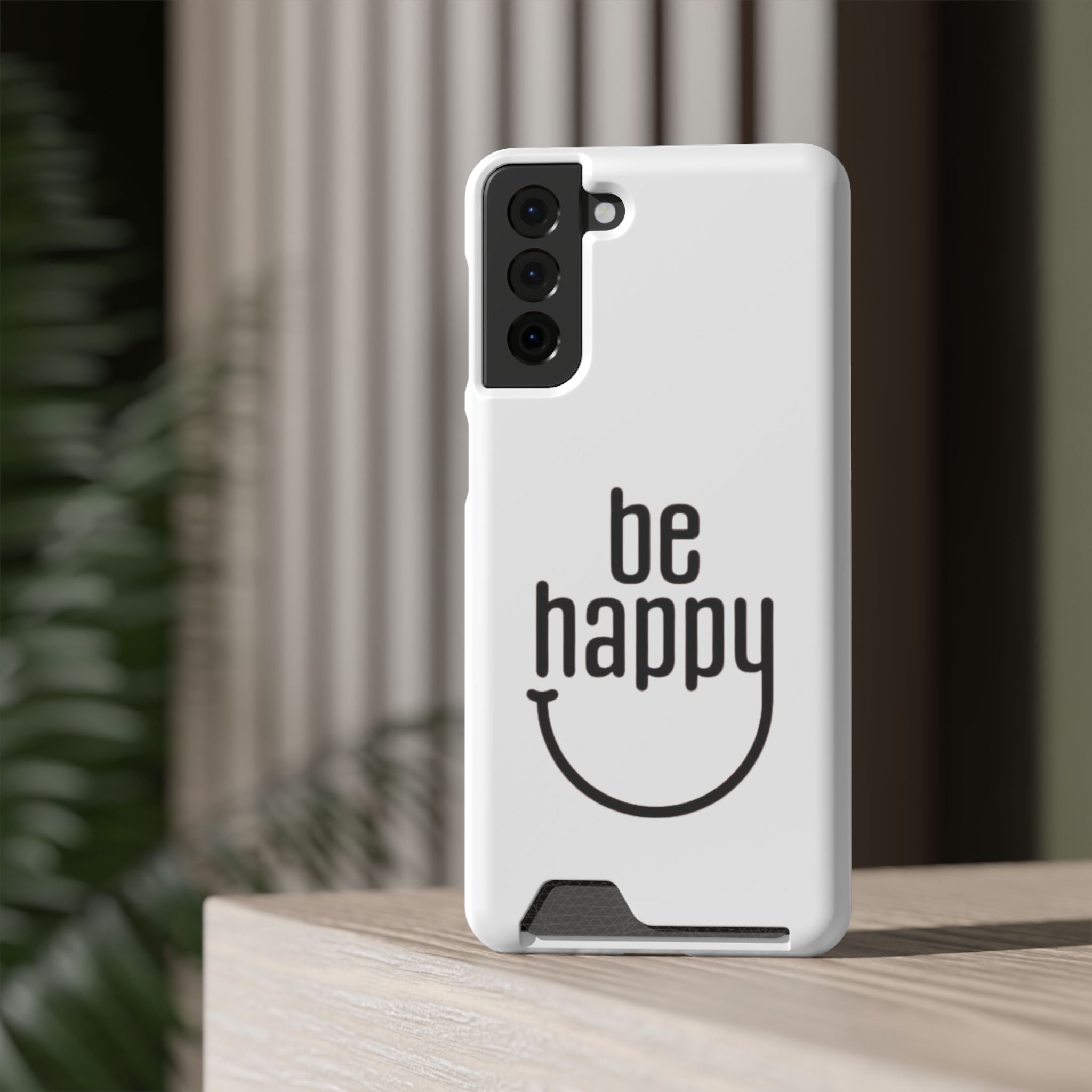Minimal White Wallet Phone Case