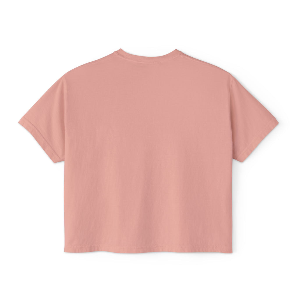 Earth Is Ghetto Women's Boxy Tee, Casual Graphic Tee, Streetwear Top, Trendy T-Shirt, Unique Gift Idea, Comfortable Everyday Wear